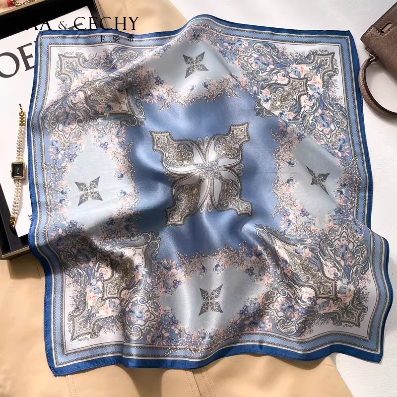 وشاح مربع من الحرير الطبيعي 10 - مراجعة Face Scarf Mask وسعره
