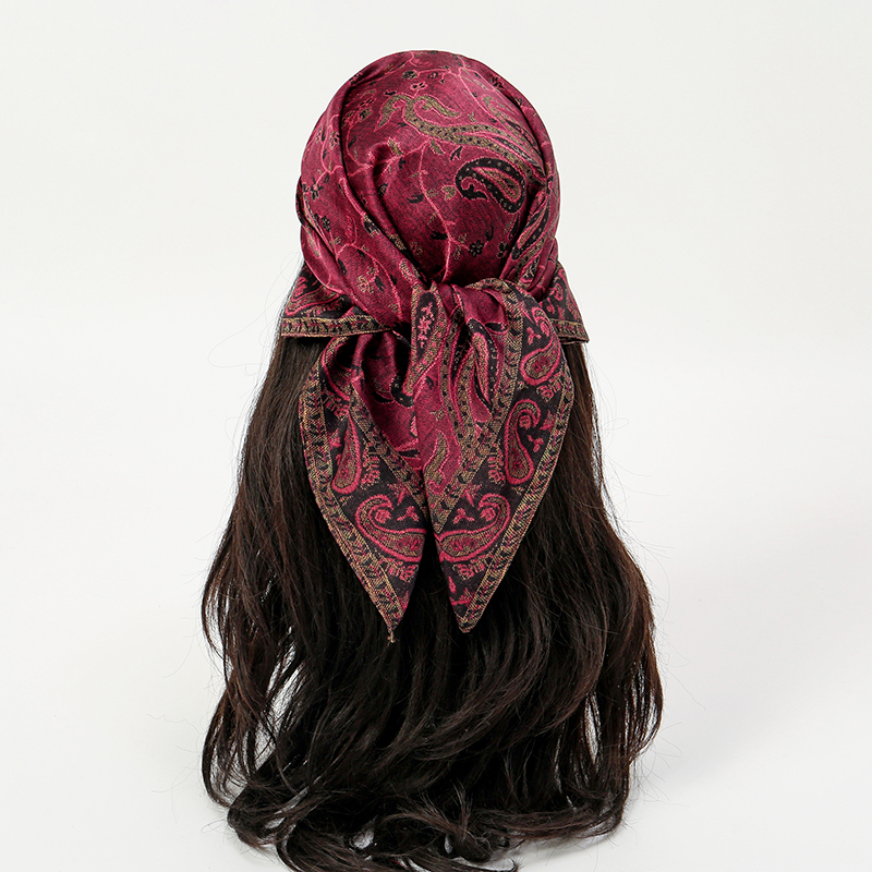 الفاخرة وشاح حريري 70*70 سنتيم - مراجعة Face Scarf Mask وسعره
